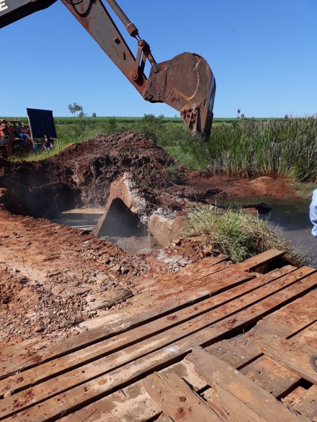 Inicio da Remoção da Aduela.